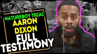 AARON DIXON TESTIMONY