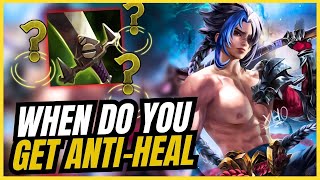 (NEW RED KAYN GUIDE) WHEN ARE YOU SUPPOSED TO GET ANTI HEAL? - League of Legends