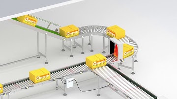 high speed carton sorting systm by barcode scanner
