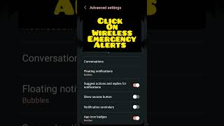 How to turn off Emergency Alerts on Android #emergencyalert #alert #android screenshot 3