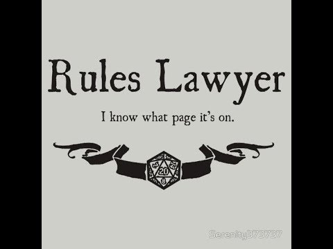 When the rules lawyer is wrong : dndmemes