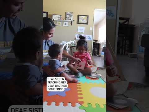 My daughter teaching