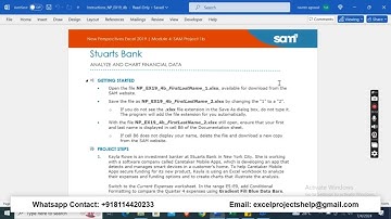 New Perspectives Excel 2019 | Module 4 SAM Project 1b  | Stuarts Bank #module4 #samproject1b