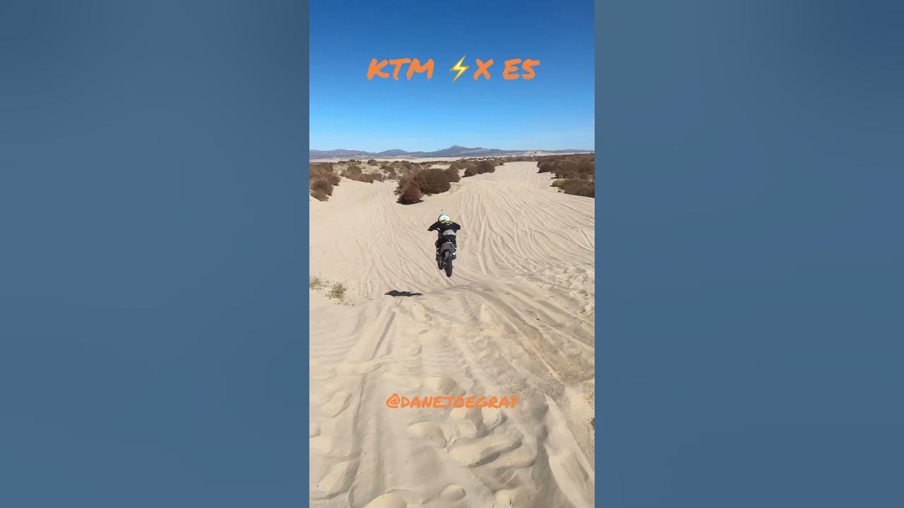 ELECTRIC KTM in the Dunes