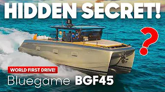 🧞‍♂️How Bluegame BGF45 Makes Rough Waters Feel Like Glass! Test Drive & Yacht Tour