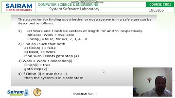 LabVideo 18CSL66  Program 8 Banker
