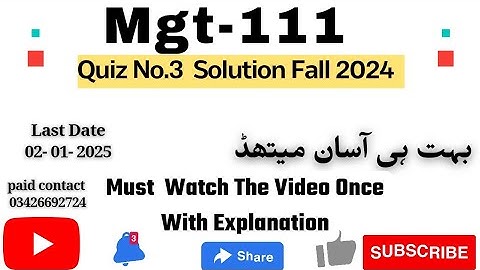 MGT111 - Introduction to Public Administration (Quiz#03) 💯 percent verified Answers