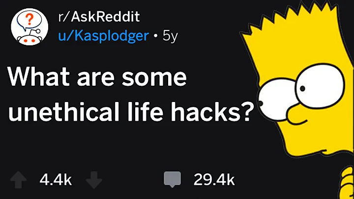 People Reveal Their Best Unethical Life Hacks (r/AskReddit)
