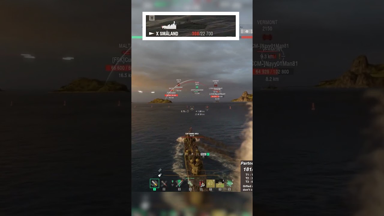 The BOOM cannon #shorts #gaming #worldofwarships #twitch #moments #live #funny #memes #comedy