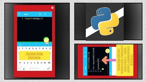 How To Do Access Array Elements In Python @Apna College #androidand#pcboth #python #numpy #shorts