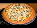 Chicken and Spinach Pizza | Whole wheat crust