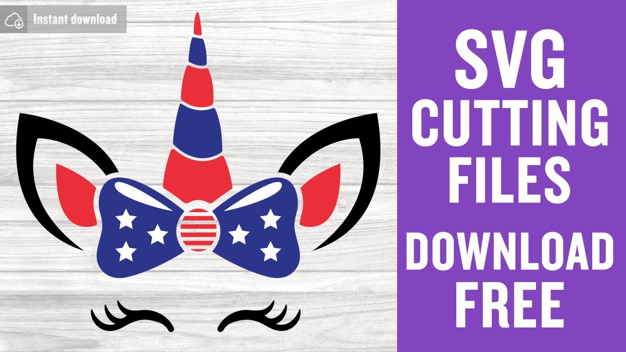 Download 4th Of July Unicorn Svg Free Cutting Files For Silhouette Instant Download Youtube PSD Mockup Templates