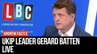 Gerard Batten Answers Listeners' Questions - European Elections - LBC