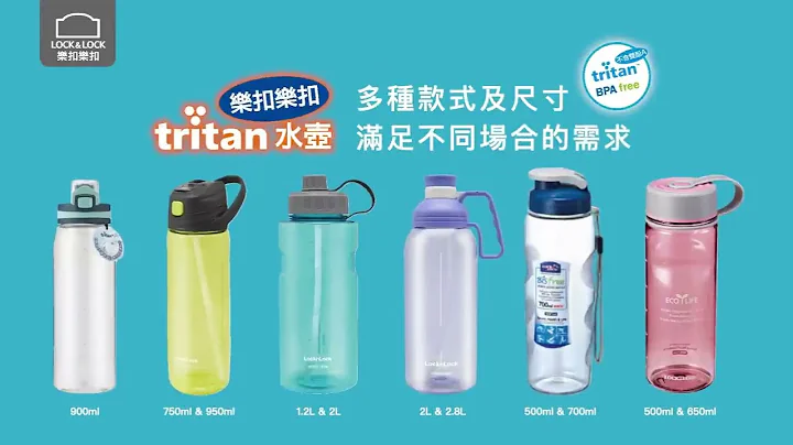 Lock & Lock Tritan water bottle