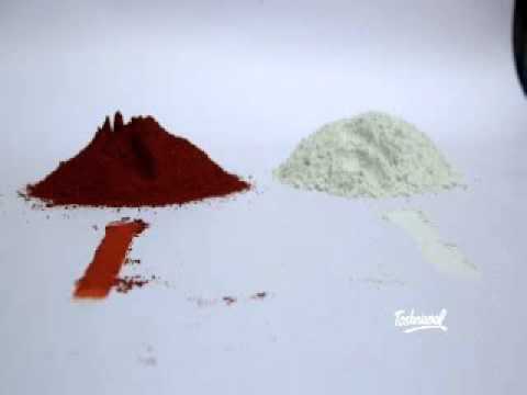 Cement Powder with Colour - YouTube