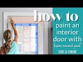How to Paint Interior Doors with Fusion Mineral Paint | DIY Cottage Style Kitchen Update
