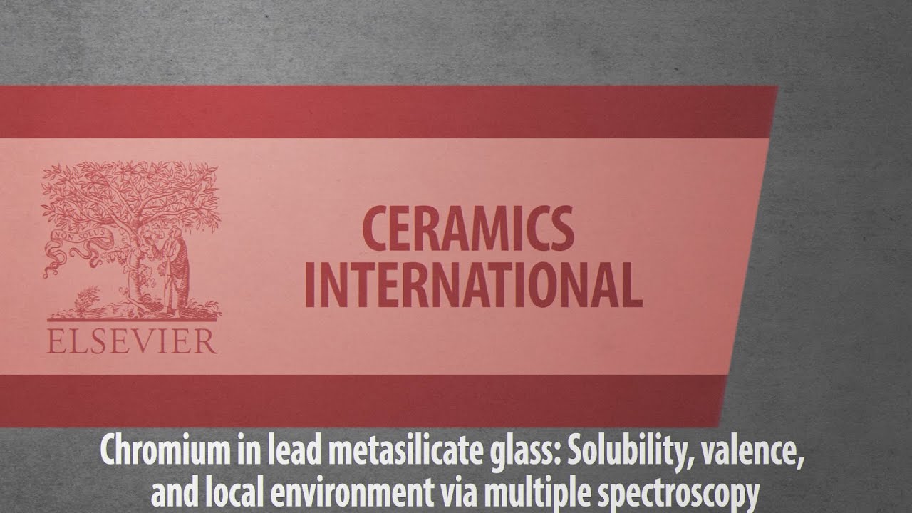 Chromium in lead metasilicate glass Solubility, valence, and local