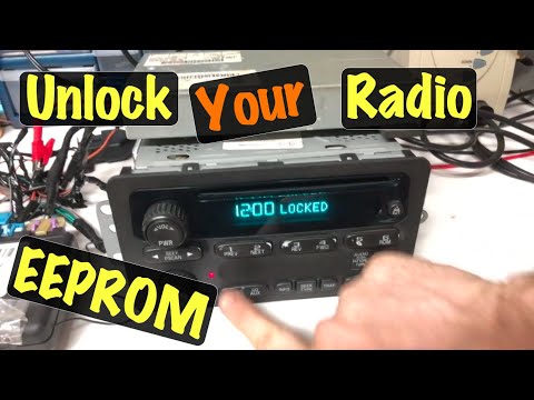 2003 - 2006 How to VIN Unlock Salvage Yard GM RDS Radio w/ Tech2 OR Manually Programming its EEPROM