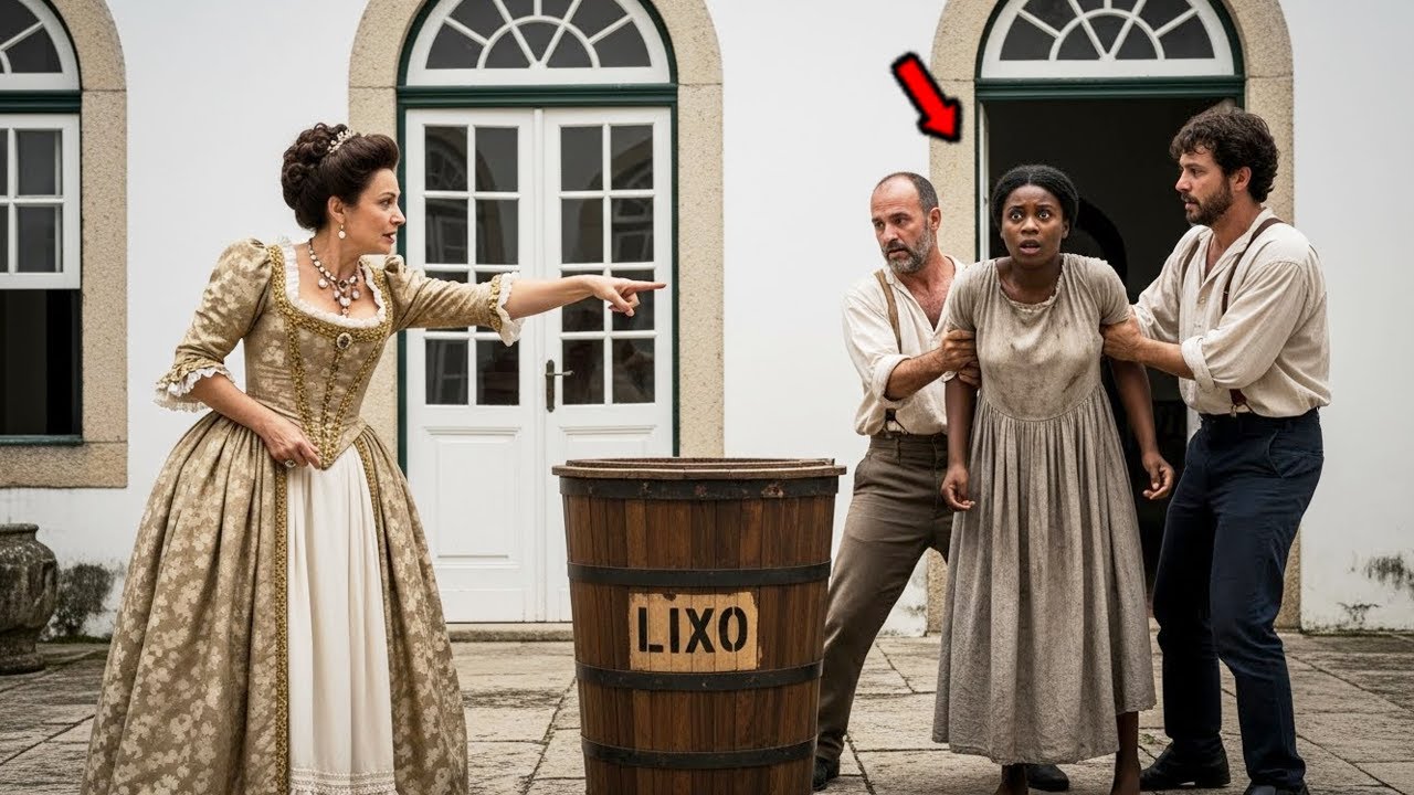 A DUQUESA GRITOU “JOGUEM ESSA IMUNDA NO LIXO” — MAS QUANDO A ESCRAVA SE LEVANTOU, TUDO MUDOU