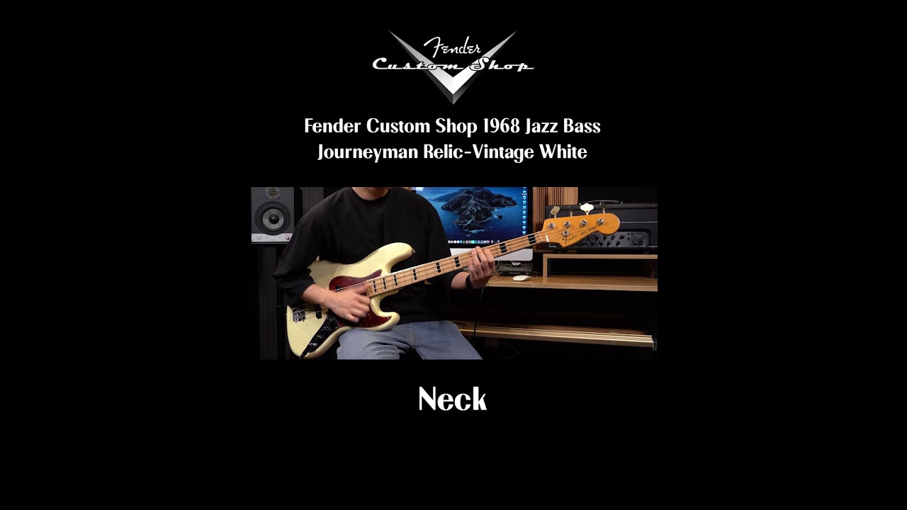 Fender Custom Shop 1968 Jazz Bass Journeyman Relic-Vintage White
