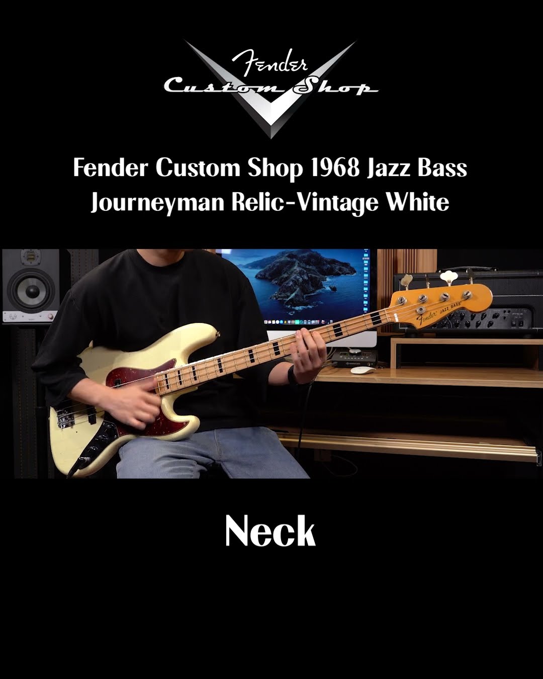 Fender Custom Shop 1968 Jazz Bass Journeyman Relic-Vintage White
