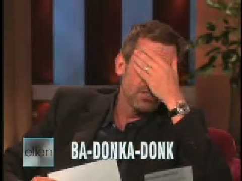 Hugh Laurie on Ellen Show