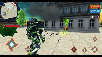 Robot Tornado Transform Shooting Games * Android Gameplay FHD 60fps