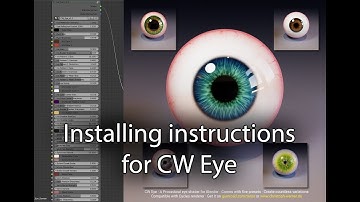 How to install CW Eye for Blender