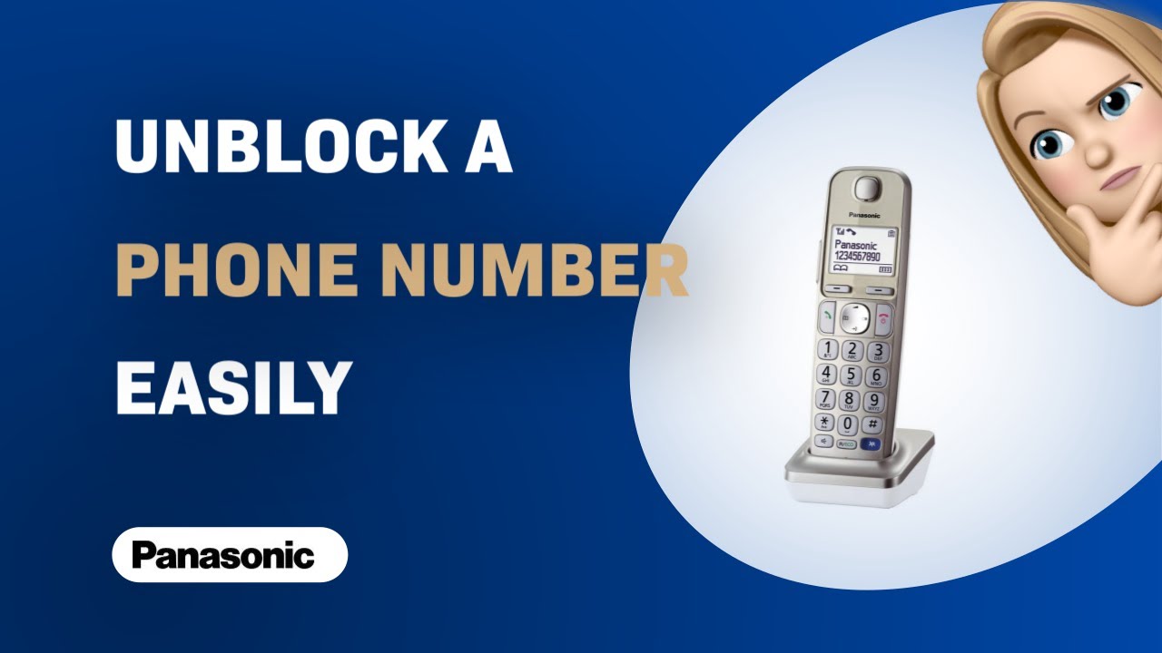 How to Unblock a Number on Panasonic KX-TGEA20 - Easy Tutorial
