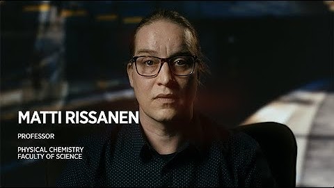 Matti Rissanen: How do air pollutants born and die? | University of Helsinki