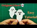 Halloween Paper Craft Ghost Making tutorial step by step | Easy Diy Crafting Ideas #craft #diy