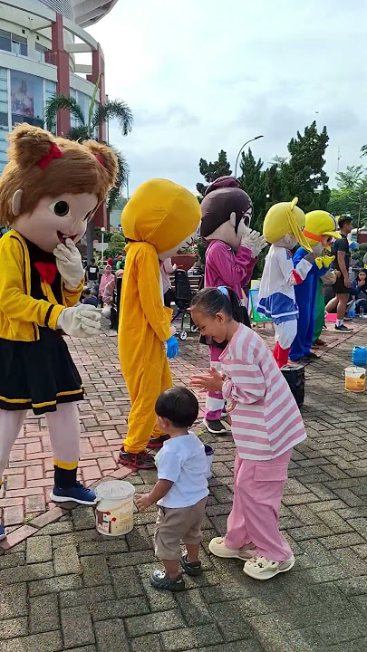 Bocil lucu Joget Bareng Badut Kucing #badut #badutlucu #clown