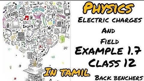 Example 1.7 class12(NCERT) in TAMIL physics ,Electric charges and fileds