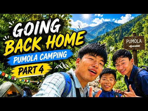 Going back home from Pumola Camping
