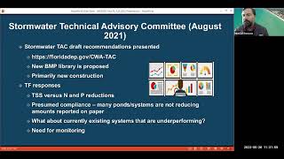 Florida Blue Green Algae task Force Updates presented by Dr. Michael Parsons