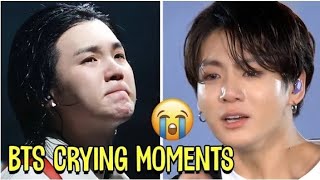 BTS Crying Moments .. (I also cried )#aesthetic #koreanvibes #bts #btsarmy  #sad#crying #yt