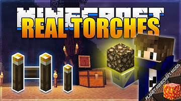 Realistic Torches Mod 1.16.5/1.12.2/1.7.10 (Real Time Dynamic Lighting) for Minecraft PC