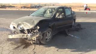 Nusaybin´de trafik kazası 2 yaralı