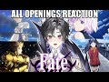 THIS UNIVERSE LOOKS INTERESTING| FATE Series ALL Openings Vtuber Blind FIRST TIME Reaction