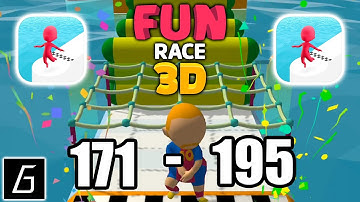 Fun Race 3D Gameplay - Levels 171 - 195 (iOS - Android)
