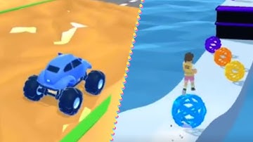 Shape Shifting VS Stack Rider (All Levels Gameplay Walkthrough)