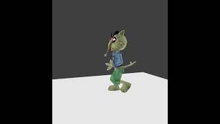 Sneeze the Cat run cycle animation #gamedev #indiegame #lowpoly #3danimation