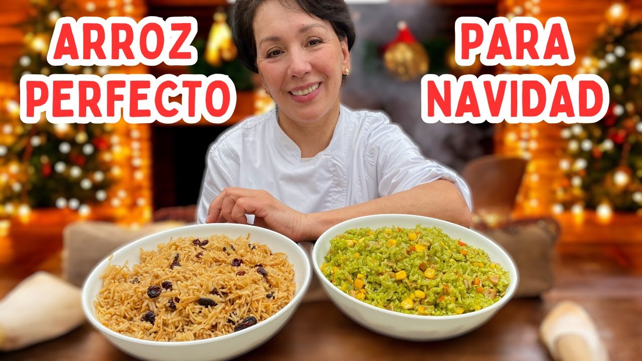 DELICIOSOS ARROCES NAVIDEÑOS | Receta de Navidad Fácil y Rápido