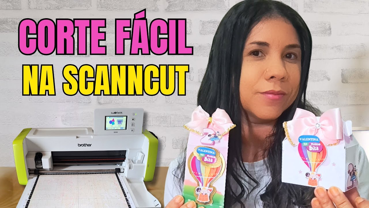 Como Cortar e Vincar Personalizados Impressos na ScanNCut (Passo a Passo Fácil!)