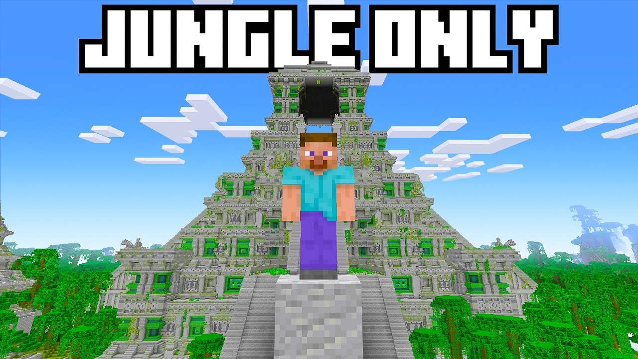 100 Days but Jungle Temples are MASSIVE!