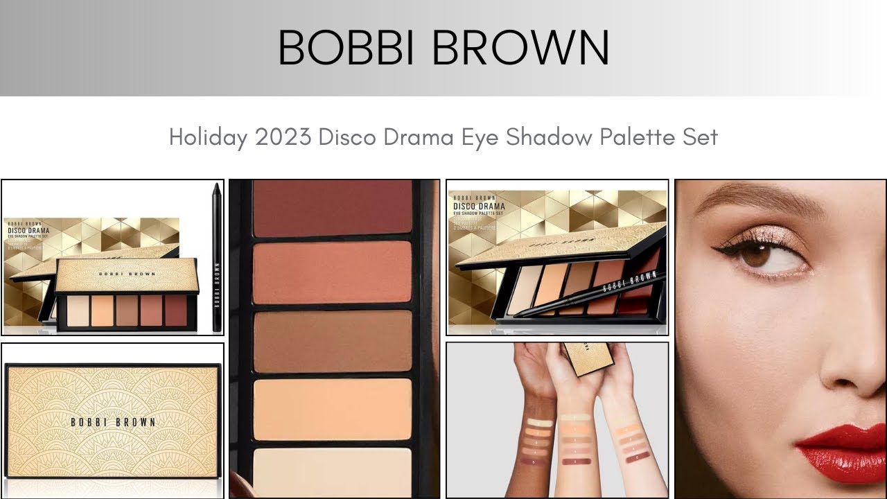 Bobbi Brown Holiday 2023 Disco Drama Eye Shadow Palette Set 