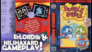 Bubble Bobble (Commodore 64) -PART1-  Level 1 to 44 (Nilshaxard & ErLORDik!)