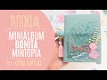 Mini álbum en un libro con Bonita de Mintopía - por Xènia