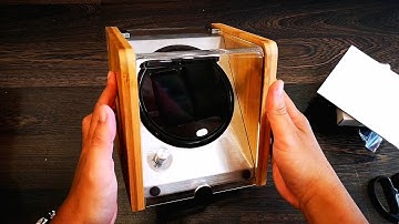 Hộp Xoay Đồng Hồ Cao Cấp 2+0, Nhôm & Tre Ép tuyệt đẹp