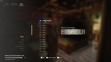 Edge UI 0.43 in action (Modern Skyrim Interface)